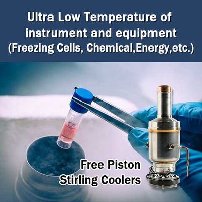 ALL Climate Types 120K Stirling Cryocooler Deep Fast Cooling with Helium Refrigerant