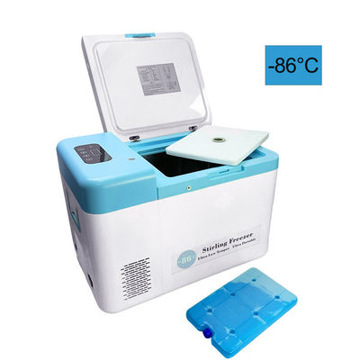 12/24v 25l -86c Ultra Low Temperature Deep Blast Vaccine Freezer with 616*392*455mm ABS