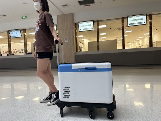 Minus 60 degree Vaccine Storage Transport Refrigerator with Helium Refrigerant 17.5KG
