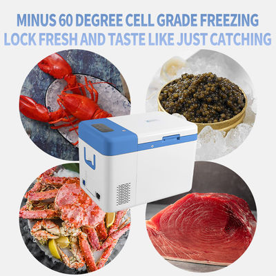 Ultra Low -60 Degree Portable Solar Freezer 25L Capacity Deep Cooler HE Refrigerant