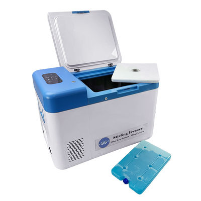 25L He Refrigerant Portable Freezer for Lab -86C Ultra Low Temperature Mini Fridge