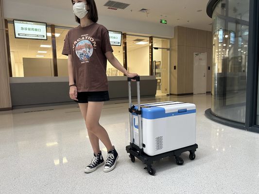 Lab 25L Single-Temperature Deep Chest Storage Cold Fridge with Free Piston Stirling Cooler