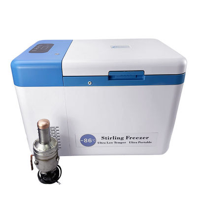 Stirling Cooling System 25L Portable Ultra Low Temperature Freezer for Samples Storage