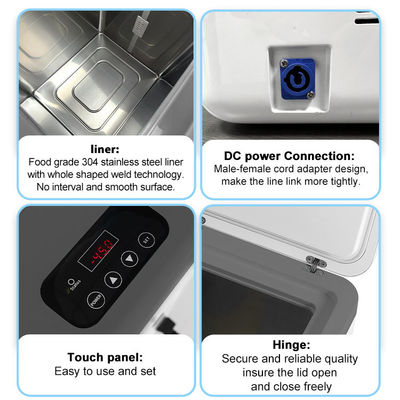 Single-Temperature 25L Portable Ultra Low Deep Freezer for Lab 25c TO -86c Small Size
