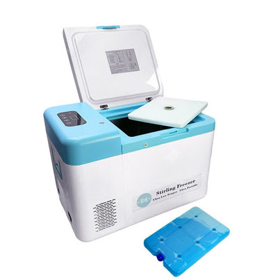 25L Portable Medical Freezer Stirling Compressor ULT Deep Refrigerator for Vaccines