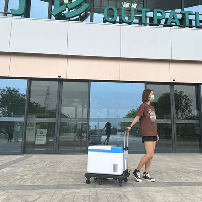 25L Capacity Refport Portable Mini Transfer -60 Degree Freezer with Helium Refrigerant