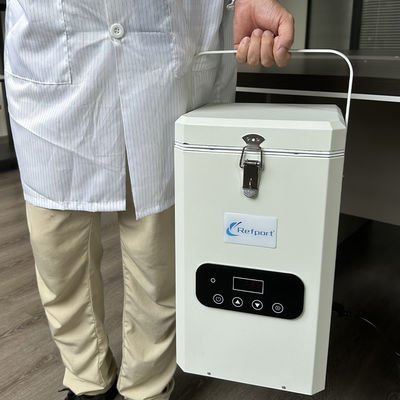 Portable -120C Mini Lab 2L Medical Transfer Freezer with Stirling Cooling System