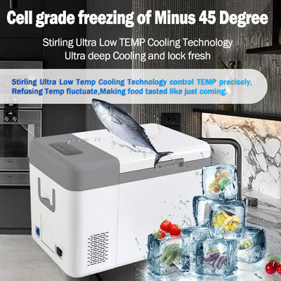 Under Table Portable Ultra Low Temp -45C Stirling Cooler with HE Refrigerant and Style