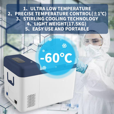 Temperature Control ±1C PORTABLE FREEZER -60C by Refport the Ultimate Stirling Cooler