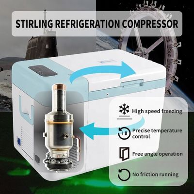 Single-Temperature Style 25L 86 Degree Ultra Low Temperature Portable Medical Freezer
