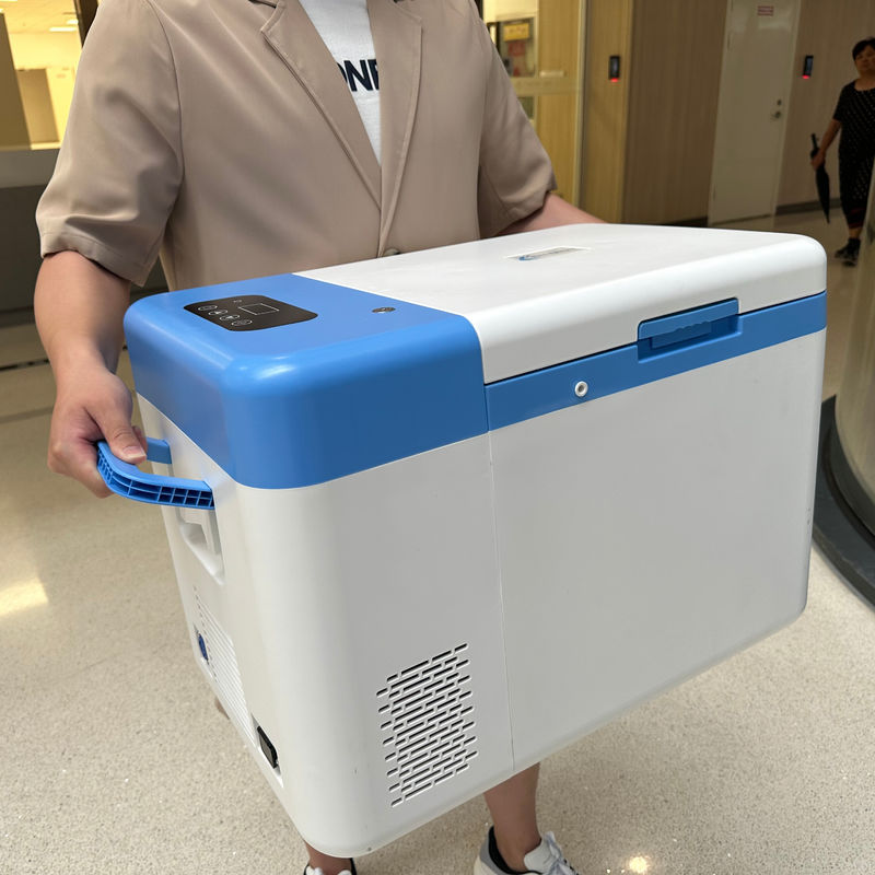 100V to 240V 12V/24V Mini Fridge 25L Portable Ultra Low Temperature Freezer -60 Degree