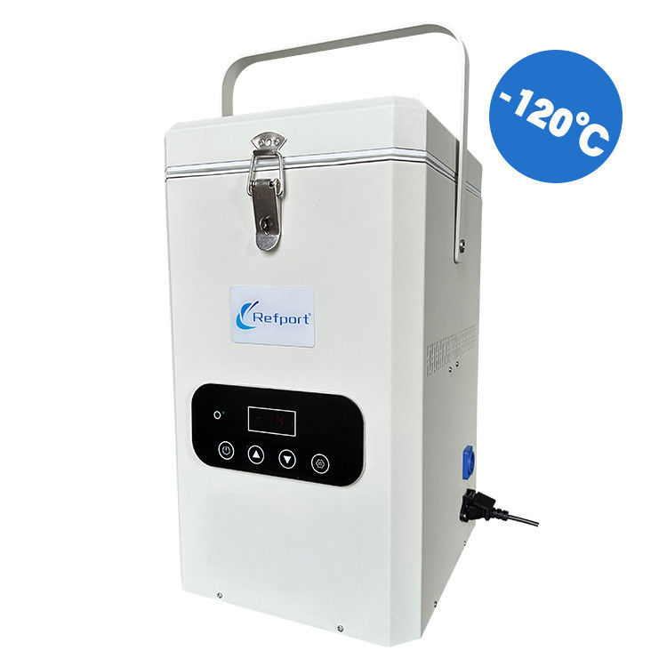 Refrigerant helium He -120C Mini ULT Lab Freezer for Medical Storage and Transfer